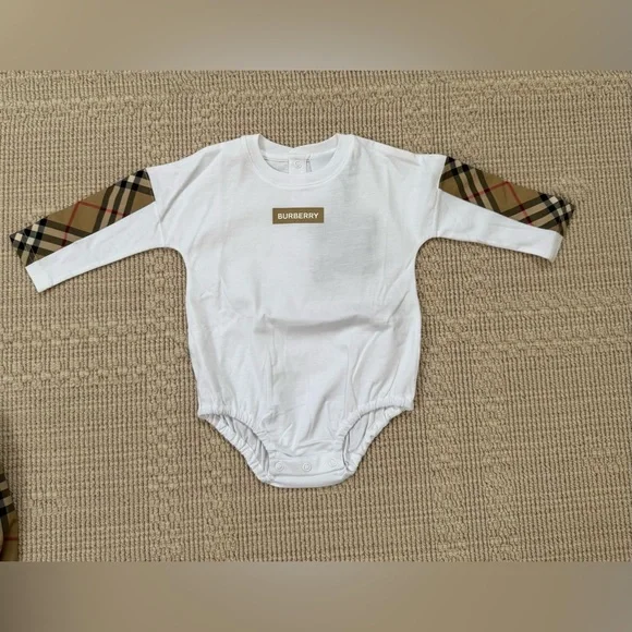 NWT! Burberry baby 2 pc dress set - Picture 5 of 8